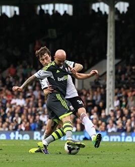 Images Dated 14th October 2013: Saturday Showdown: Fulham vs. Stoke City - October 5, 2013