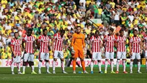 Images Dated 24th September 2015: Saturday Showdown: Norwich City vs. Stoke City - August 22, 2015