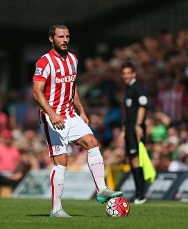 Images Dated 24th September 2015: Saturday Showdown: Norwich City vs. Stoke City - August 22, 2015