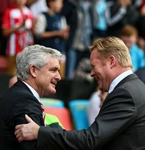 Images Dated 28th October 2014: Saturday Showdown: Southampton vs. Stoke City - October 25, 2014