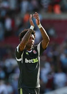 Images Dated 3rd September 2013: Saturday Showdown: West Ham United vs. Stoke City - 31st August