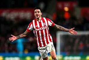 Images Dated 13th January 2016: Showdown at Bet365 Stadium: Stoke City vs Norwich City (January 13, 2016)