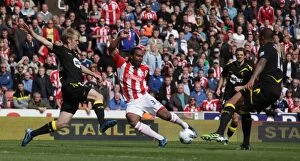 Images Dated 13th May 2012: Showdown at the Britannia: Premier League Final Battle - Stoke City vs. Bolton Wanderers