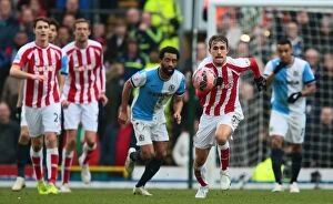 Images Dated 24th February 2015: Showdown at Ewood Park: Blackburn Rovers vs. Stoke City - 14th February 2015