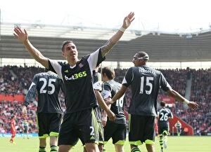 Images Dated 19th May 2013: Showdown at St. Mary's: Southampton vs Stoke City - May 19, 2013