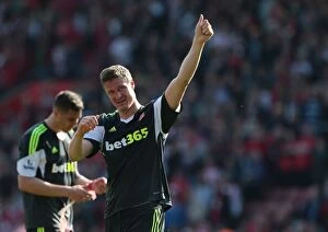 Robert Huth Collection: Showdown at St. Mary's: Southampton vs Stoke City - May 19, 2013