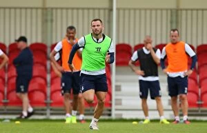 Images Dated 18th July 2014: Stoke City FC: Gearing Up for Football Action - Pre-Season Training 2014