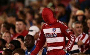 Images Dated 2nd October 2013: Stoke City FC's Pre-Season USA Tour: A Dallas Fan's Unique Game Day Fashion