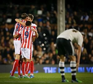 Images Dated 9th October 2015: stoke city football club - Fulham v Stoke City at Craven Cottage Capital One cup 22nd September