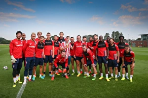 Stoke City Football Club - Olympic Gold Medalist Joe Clarke meets Stoke City Players staff Stoke City Football Club - Olympic Gold Medalist Joe Clarke meets Stoke City Players staff