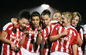 14-15 Liverpool Programme Gallery: Stoke City Ladies Team