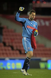 Thomas Sorensen Collection: Stoke City v Maccabi Tel Aviv