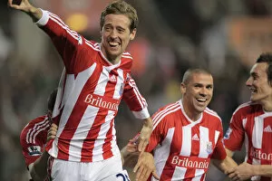 Peter Crouch Collection: Stoke City v Manchester City