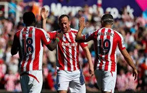 Images Dated 23rd April 2015: Stoke City v Southampton