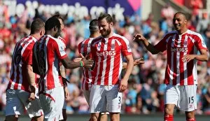 Images Dated 23rd April 2015: Stoke City v Southampton