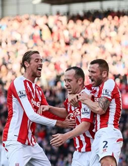 Images Dated 2014 October: Stoke City v Swansea City