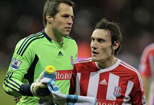 Thomas Sorensen Collection: Stoke City v Tottenham