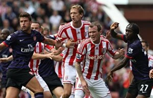 Images Dated 26th August 2012: Stoke City vs Arsenal: Clash at the Britannia - August 26, 2012