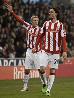 Images Dated 27th February 2010: Stoke City vs Arsenal: Clash at the Britannia - February 27, 2010