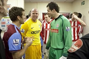Images Dated 13th March 2010: Stoke City vs Aston Villa Clash: March 13, 2010