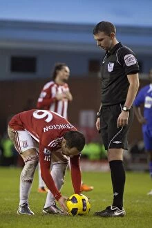 Images Dated 15th January 2011: Stoke City vs Bolton Wanderers: Clash at the Britannia (15.01.2011)