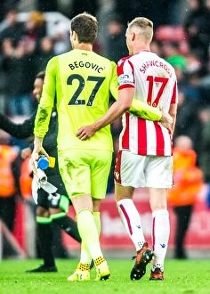 Images Dated 21st October 2017: Stoke City vs Bournemouth: Barclays Premier League Clash in Stoke-on-Trent