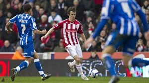 Images Dated 19th February 2011: Stoke City vs Brighton & Hove Albion: Clash at the Bet365 Stadium - February 19, 2011
