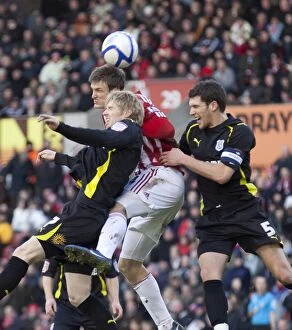 Images Dated 8th January 2011: Stoke City vs Cardiff City: Clash at the Bet365 Stadium (January 8, 2011)