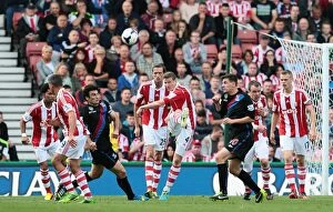 Stoke City v Crystal Palace Collection: Stoke City vs Crystal Palace: Clash on the 24th August