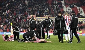 Images Dated 15th January 2013: Stoke City vs Crystal Palace Clash at the Bet365 Stadium (January 15, 2013)