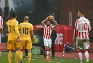 Images Dated 11th February 2017: Stoke City vs. Crystal Palace: Premier League Showdown at bet365 Stadium - February 11, 2017