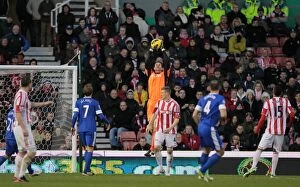 Images Dated 15th December 2012: Stoke City vs Everton: Clash at the Bet365 Stadium - December 15, 2012