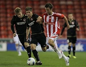 Images Dated 25th August 2011: Stoke City vs FC Thun: Clash of the Europeans (25th August 2011)