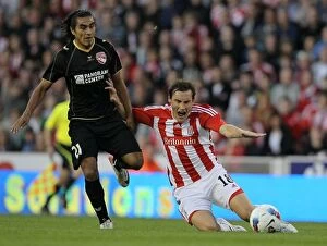 Images Dated 25th August 2011: Stoke City vs FC Thun: Europa League Showdown (August 25, 2011)