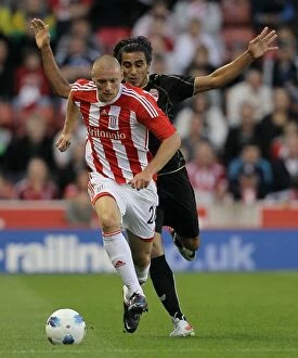 Images Dated 25th August 2011: Stoke City vs FC Thun: Europa League Showdown (25.08.2011)