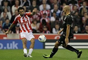 Images Dated 25th August 2011: Stoke City vs FC Thun: Europa League Showdown (August 25, 2011)