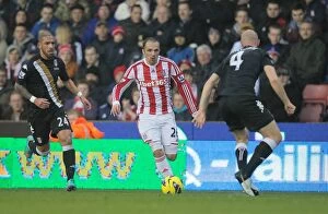 Images Dated 24th November 2012: Stoke City vs Fulham: A Battle at the Bet365 Stadium - November 24, 2012