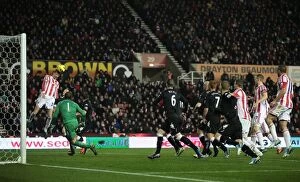 Images Dated 24th November 2012: Stoke City vs Fulham: Clash at the Bet365 Stadium - November 24, 2012