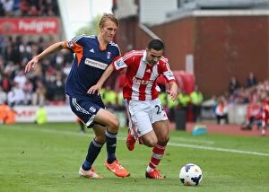 Images Dated 13th May 2014: Stoke City vs Fulham: Clash at the Bet365 Stadium - May 3, 2014