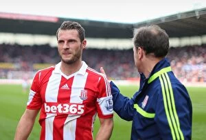 Images Dated 13th May 2014: Stoke City vs Fulham: Clash at the Bet365 Stadium - May 3, 2014