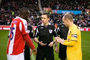Images Dated 13th December 2008: Stoke City vs Fulham: A Football Rivalry at Bet365 Stadium - December 13, 2008