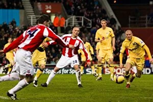 Images Dated 13th December 2008: Stoke City vs Fulham: A Football Rivalry at Bet365 Stadium - December 13, 2008