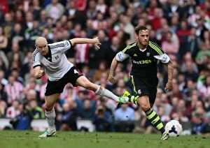 Images Dated 14th October 2013: Stoke City vs Fulham: October Showdown (5th October 2013)