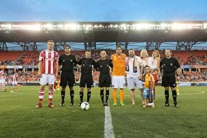 Images Dated 13th August 2013: Stoke City vs. Houston Dynamo: A Soccer Showdown
