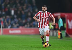 Images Dated 17th December 2016: Stoke City vs Leicester City Showdown: Premier League Rivalry at the bet365 Stadium - December 17