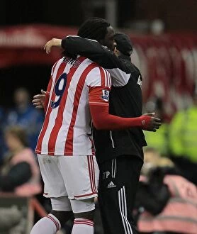 Images Dated 26th December 2012: Stoke City vs Liverpool: A Christmas Clash on the Soccer Field - December 26, 2012