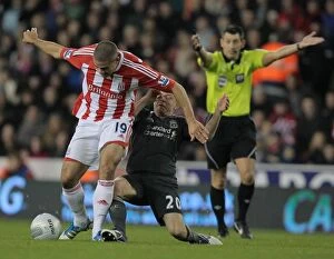 Images Dated 26th October 2011: Stoke City vs Liverpool: Clash at the Bet365 Stadium - October 26, 2011