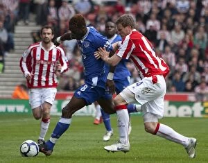 Images Dated 1st May 2010: Stoke City vs. Liverpool: Clash at the Britannia - August 19, 2009