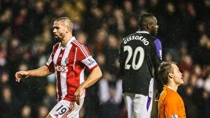 Images Dated 22nd January 2014: Stoke City vs Liverpool: Clash at the Britannia Stadium (12th January 2014)