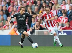Images Dated 10th September 2011: Stoke City vs Liverpool Clash: September 10, 2011 (Saturday) at the Bet365 Stadium